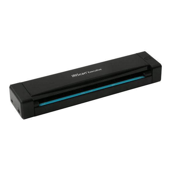IRIScan Executive 4 Guide De Démarrage Rapide