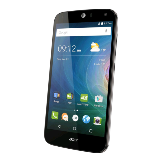 Acer Liquid Z630S Manuel De L'utilisateur