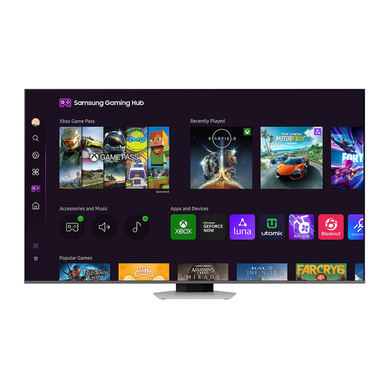 Samsung TQ55Q80D Guide Utilisateur