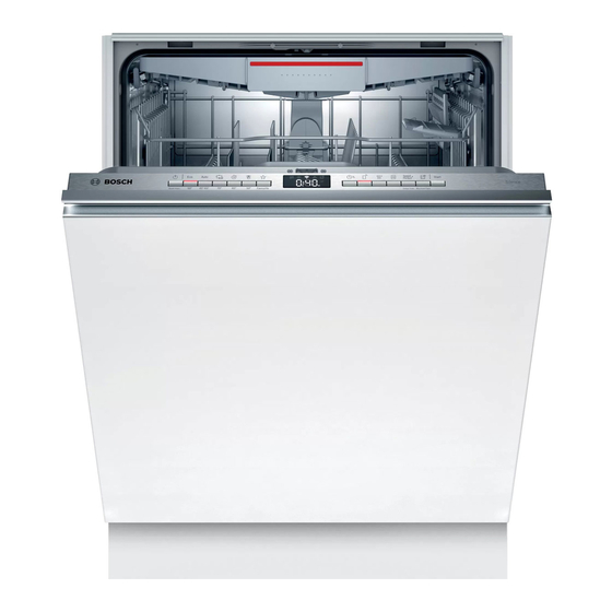 Bosch SMV4HVX33E Manuel D'utilisation