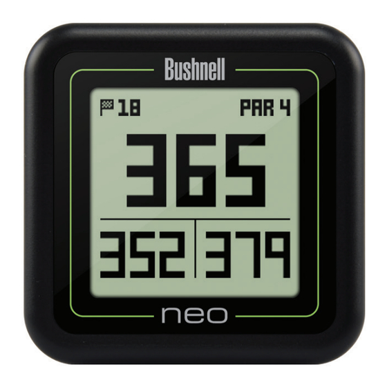 Bushnell Neo Ghost Mode D'emploi