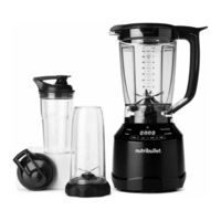 Nutribullet Smart Touch Blender Combo Mode D'emploi