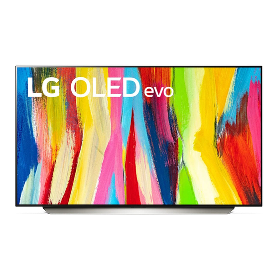 LG OLED48C25LB.AEU Guide De L'utilisateur