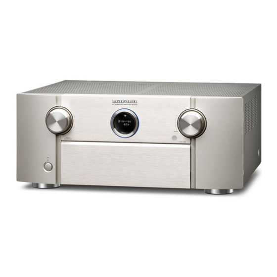 Marantz SR7015 Manuel De L'utilisateur