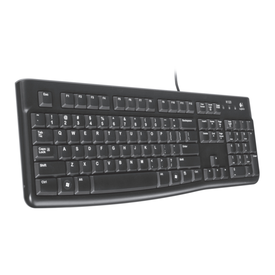 Logitech K120 Mode D'emploi