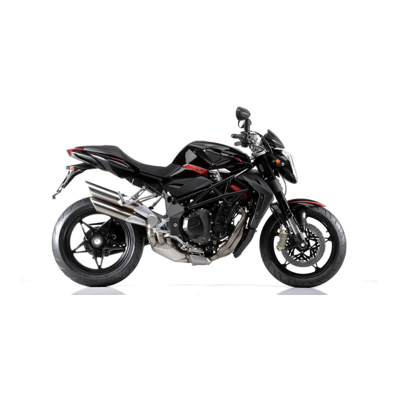 MV Agusta BRUTALE RR Manuels