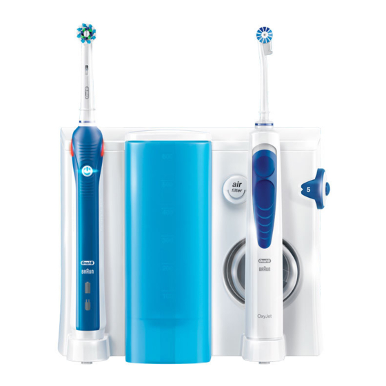 Braun Oral-B PRO TRIZONE OXYJET 1000 Manuels