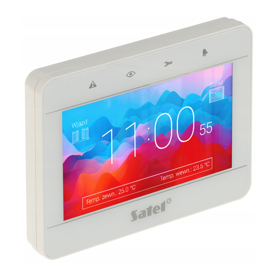 Satel INTEGRA INT-TSG2 Notice Utilisateur