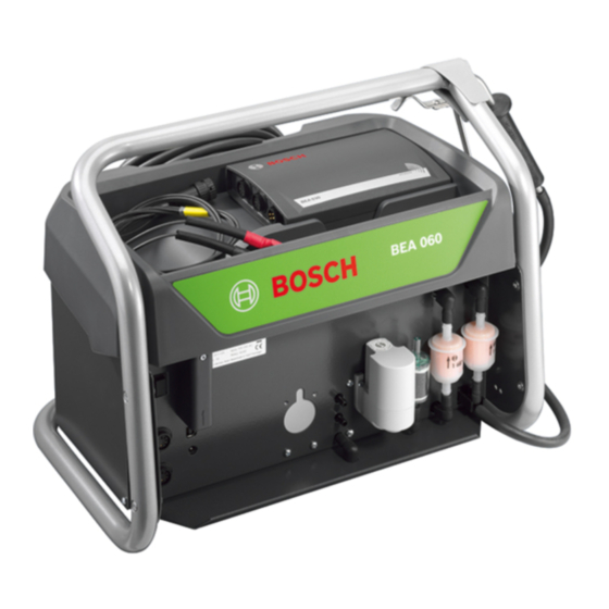 Bosch BEA 060 Notice Originale