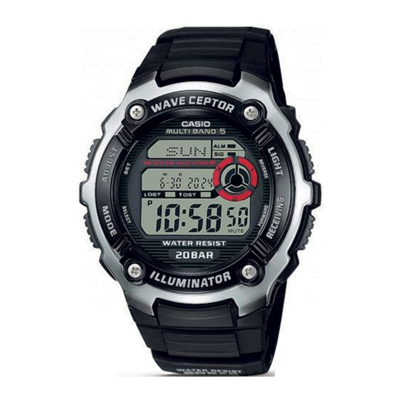Casio 3477 Mode D'emploi