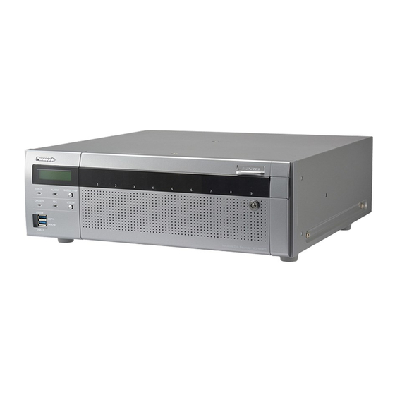 Panasonic WJ-NX400K Manuel D'utilisation