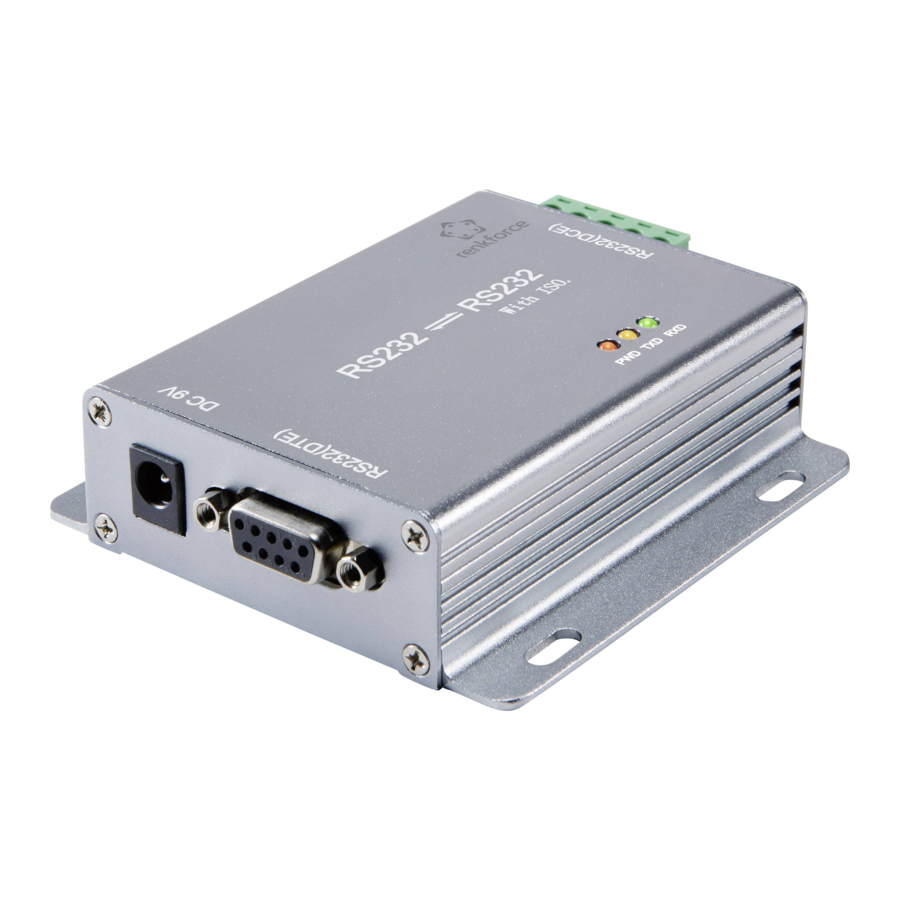 Renkforce RS232 Mode D'emploi