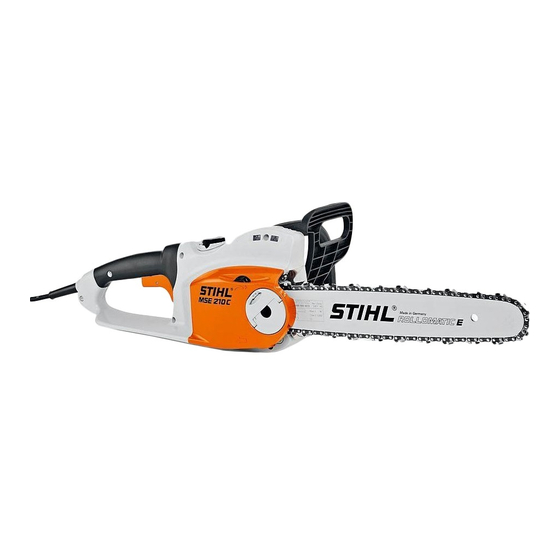 Stihl MSE 170 C Notice D'emploi