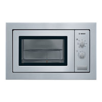 Bosch HMT82G650 Mode D'emploi