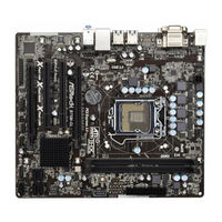Asrock B75M R2.0 Guide D'installation Rapide