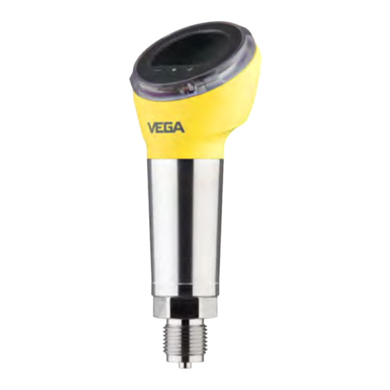 Vega VEGABAR 39 Mise En Service