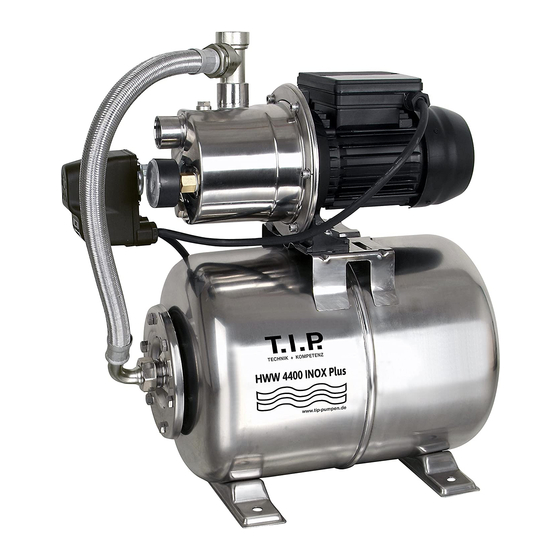T.I.P. HWW 4400 INOX Plus Traduction Du Mode D'emploi D'origine