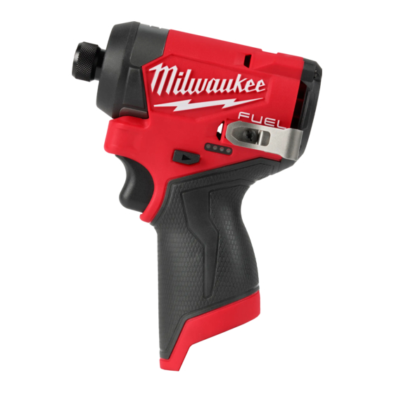 Milwaukee M12 FUEL 3453-20 Manuel De L'utilisateur