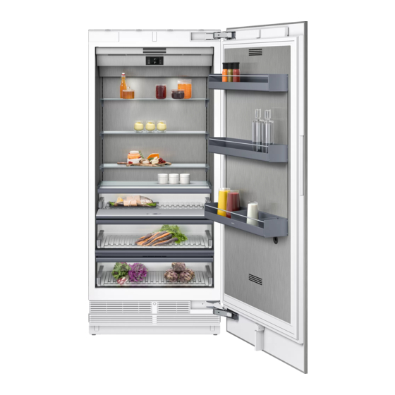 Gaggenau RC 462 Instructions D'installation