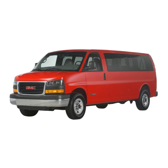 GMC Savana 2020 Guide Du Propriétaire