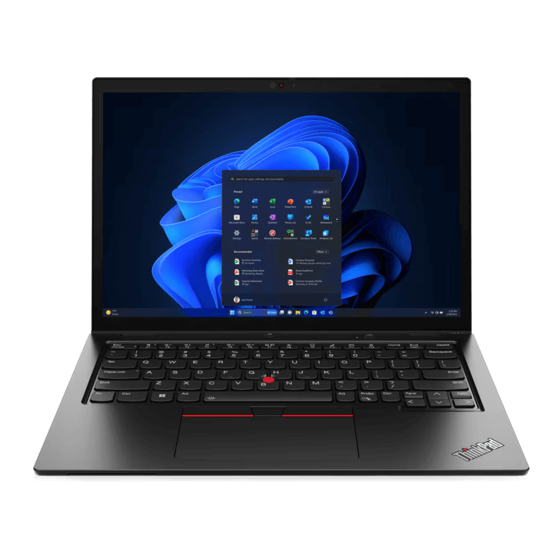 Lenovo ThinkPad L13 2-in-1 Gen 5 Guide D'utilisation