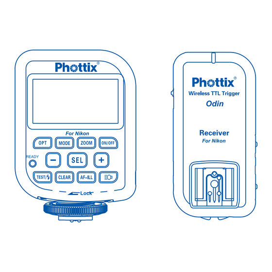 Phottix Odin TTL Flash Trigger Manuel D'utilisation