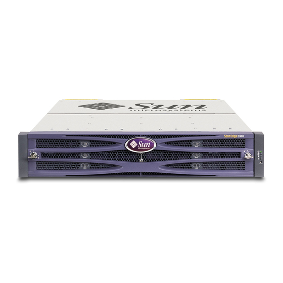 Sun Microsystems Sun StorEdge 3000 Serie Manuel D'installation, D'utilisation Et D'entretien