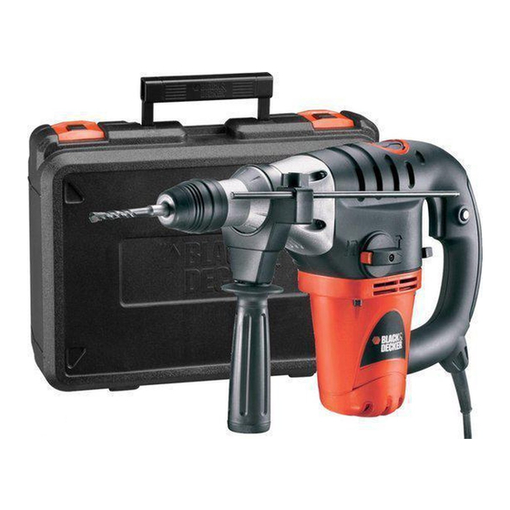 Black & Decker KD1001 Mode D'emploi