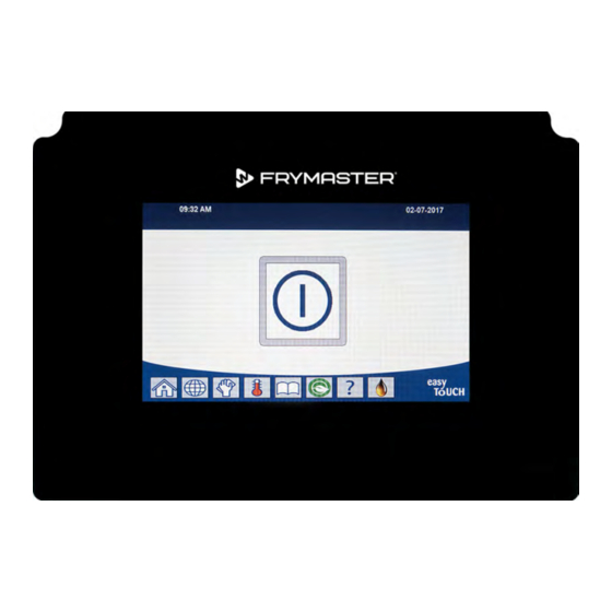 Frymaster FilterQuick FQ4000 easyTouch Manuel D'utilisation