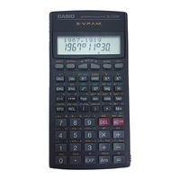 Casio fx-115W Mode D'emploi