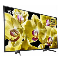 Sony BRAVIA KD-65X8000G Guide De Référence