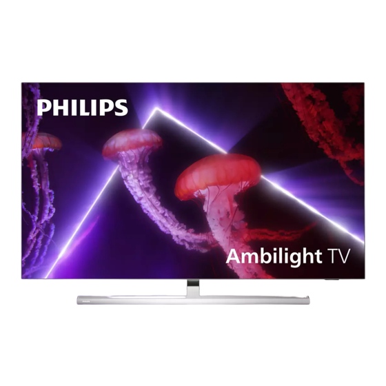 Philips 77OLED807 Mode D'emploi