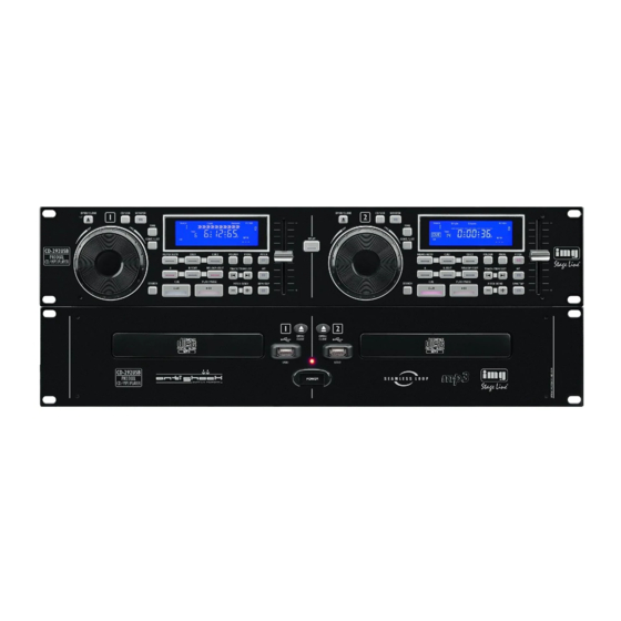 IMG STAGELINE CD-292USB Mode D'emploi