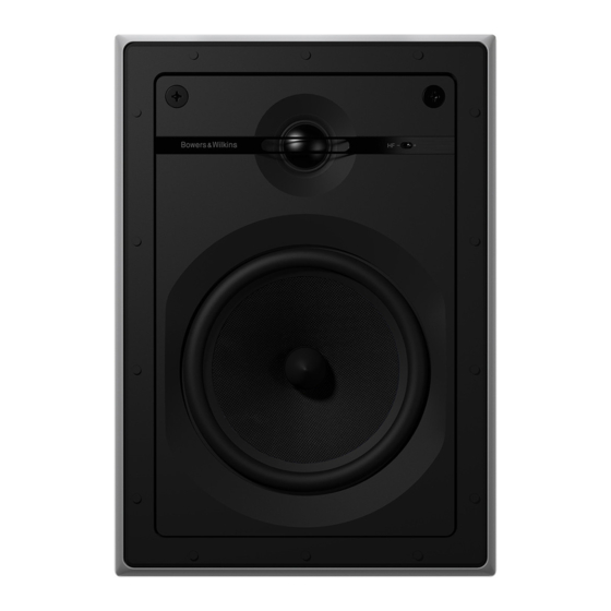 Bowers & Wilkins CWM6 Mode D'emploi