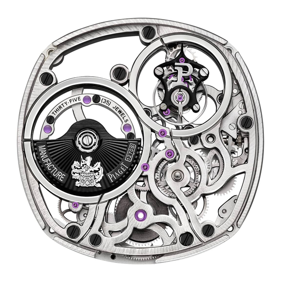 Piaget 1270S Manuels