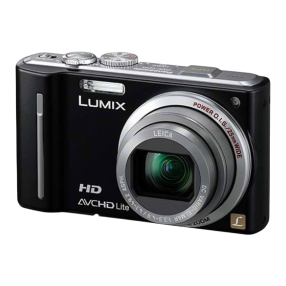 Panasonic LUMIX DMC-TZ10 Mode D'emploi De Base