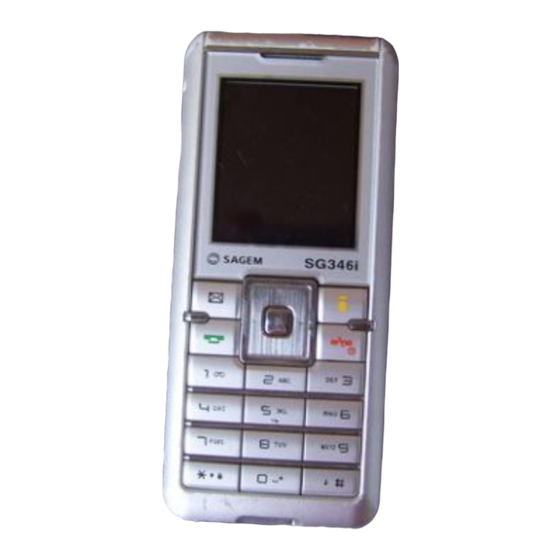 Sagem SG346i Manuels