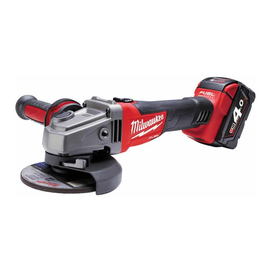 Milwaukee M18 CAG115X Notice Originale