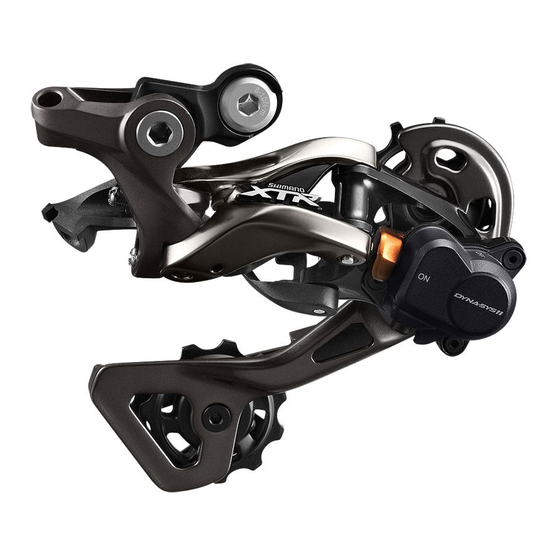 Shimano Tourney RD-TY21 Manuels