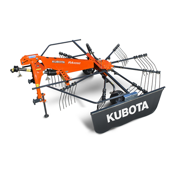 Kubota RA1035 Manuel D'utilisation