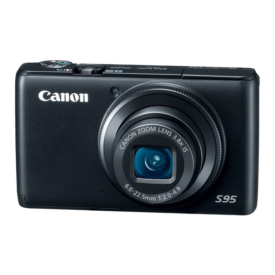 Canon PowerShot S95 Guide D'utilisation