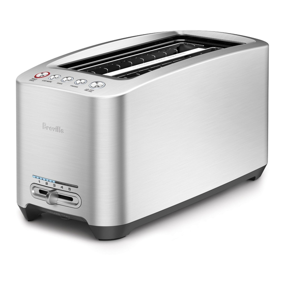 Breville the Diecast Smart Toaster BTA830XL Manuels