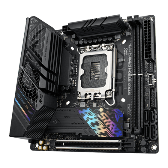 Asus ROG STRIX B760-I GAMING WIFI Manuel De L'utilisateur