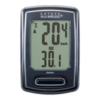 Cateye Velo Wireless+ CC-VT235W Manuel D'instructions