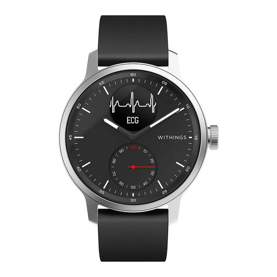 Withings ScanWatch Instructions D'utilisation