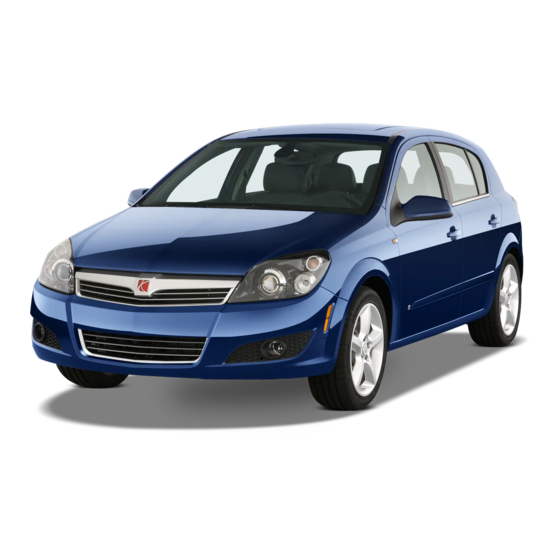 Saturn ASTRA 2008 Guide Du Propriétaire