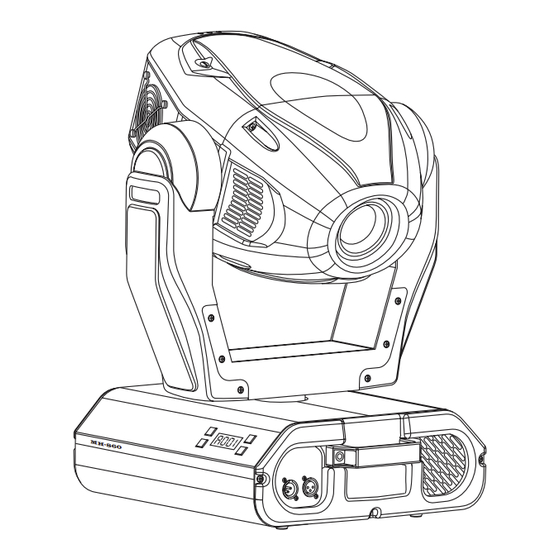 Futurelight MH-860 Mode D'emploi