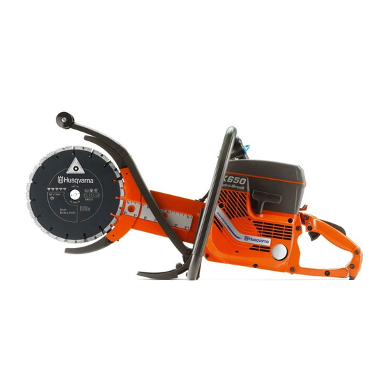 Husqvarna K650 Cut-n-break Manuel D'utilisation