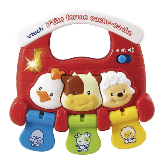 VTech baby P'tite ferme cache-cache Manuel D'utilisation