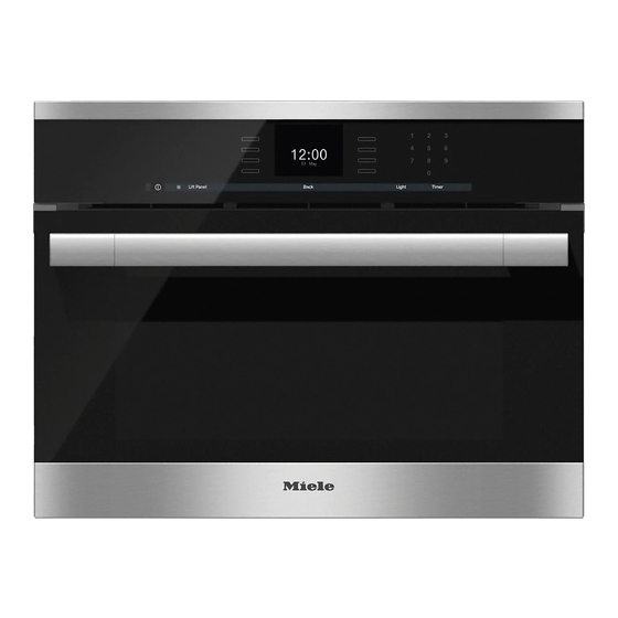 Miele DGC 6500 Mode D'emploi Et Instructions De Montage